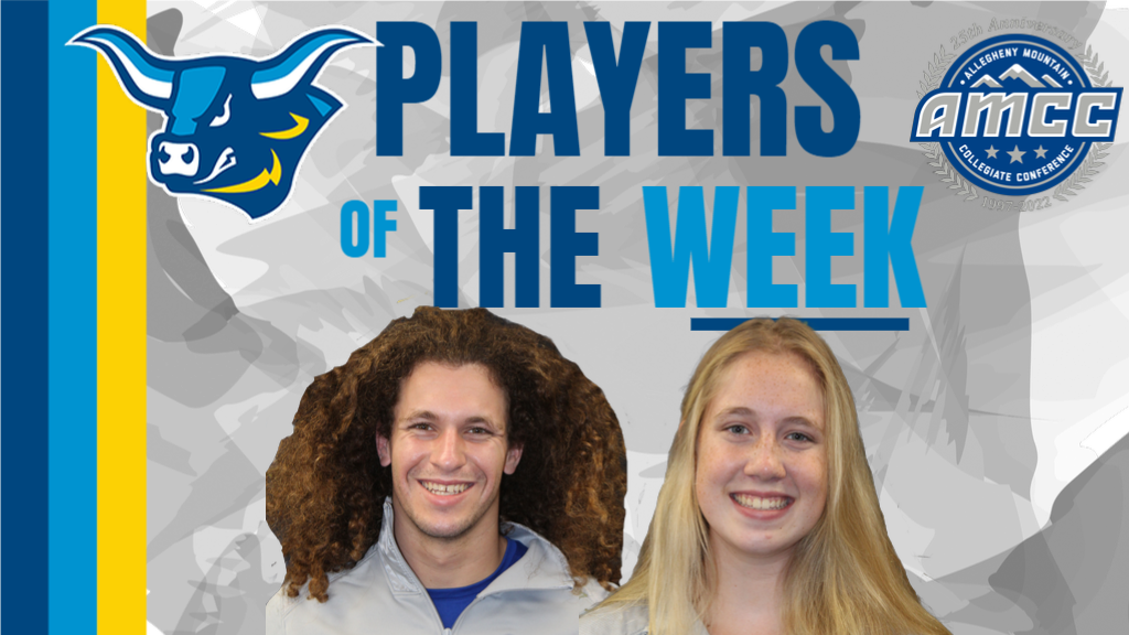 Alyssa James and Austin Miller named AMCC players of the week.