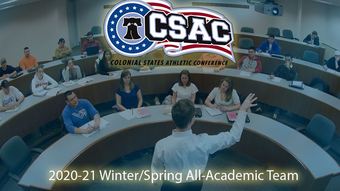 2020-21 CSAC All-Academic Team

Pictured is a professor lecturing to his class with the CSAC logo.