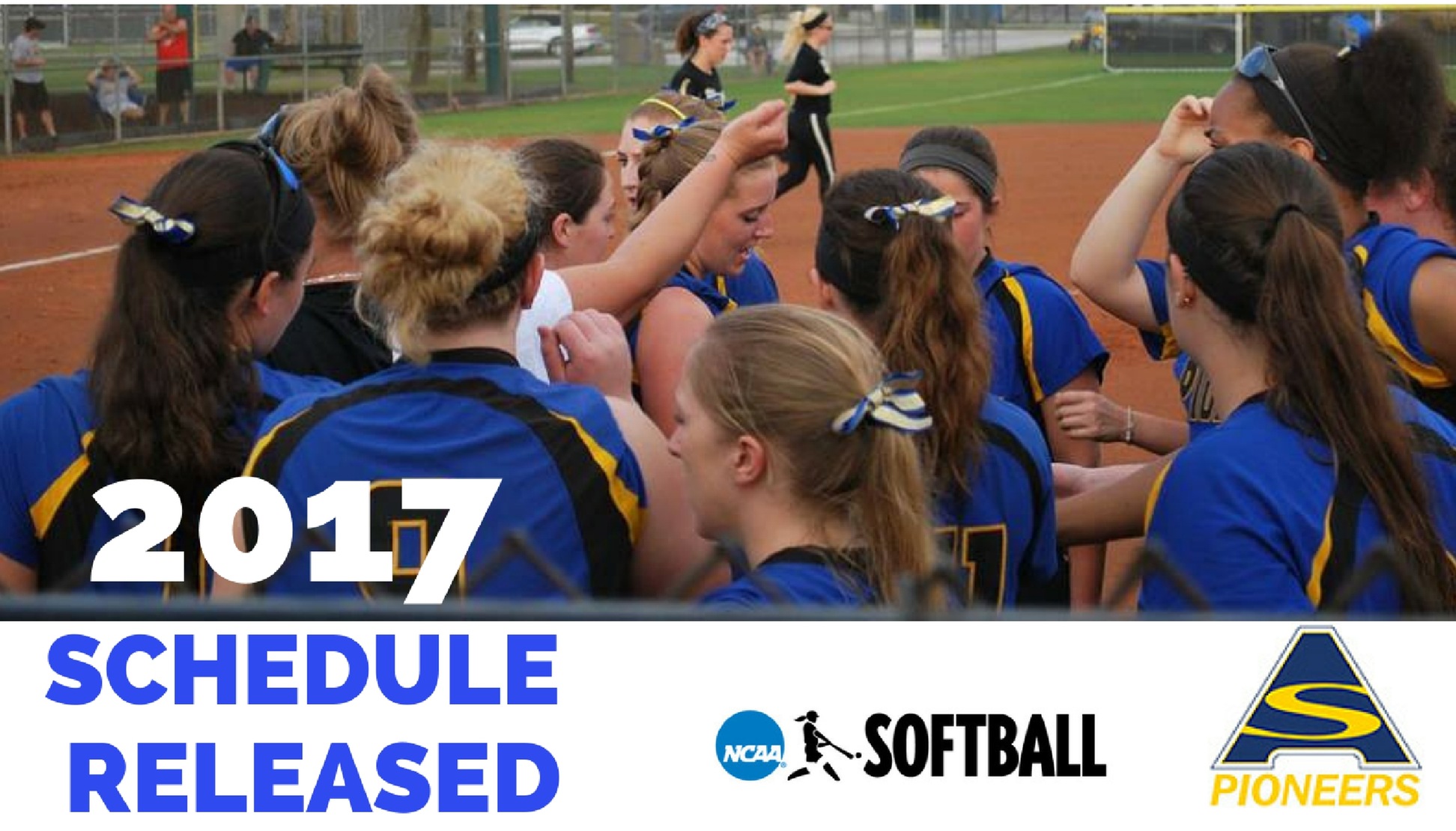 2017 Softball Schedule Released