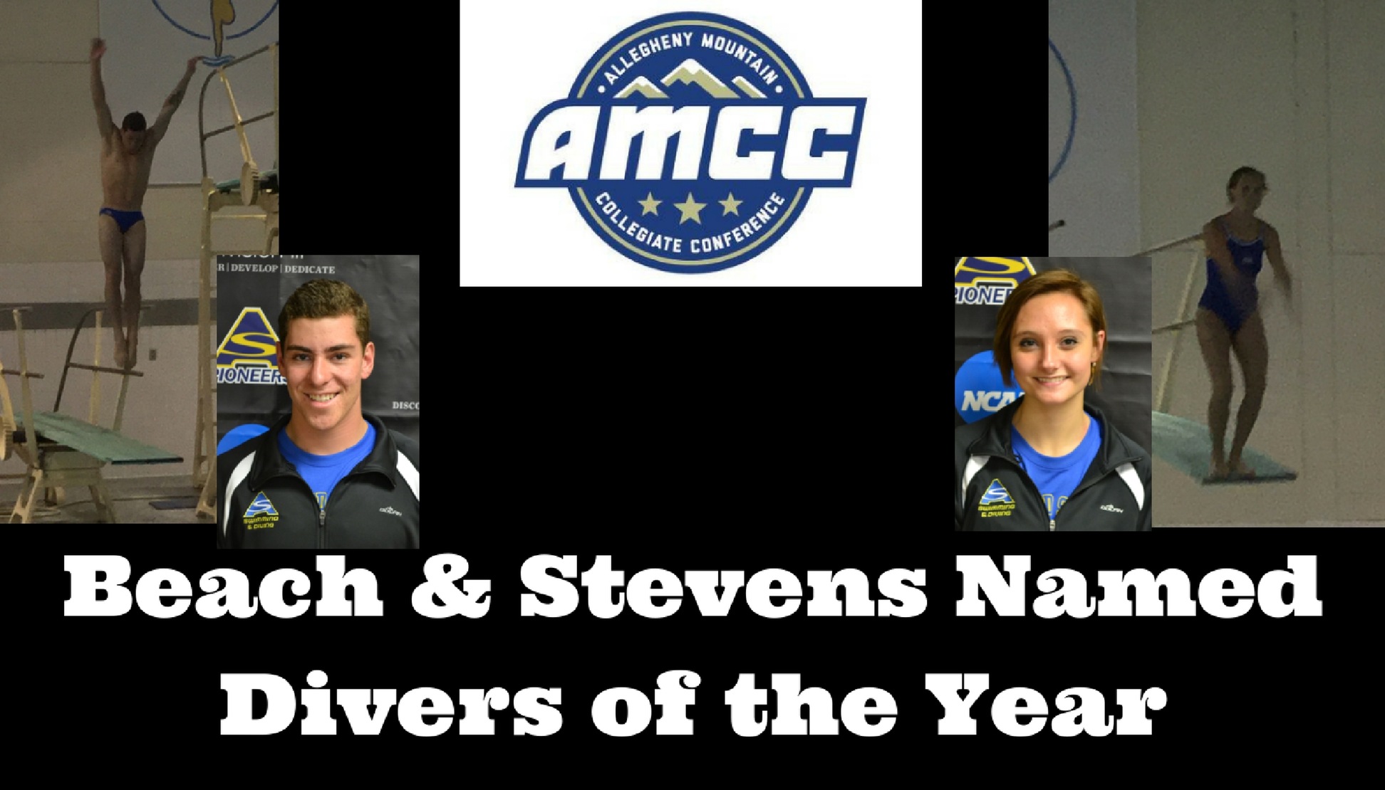 Beach and Stevens Named AMCC Divers of the Year