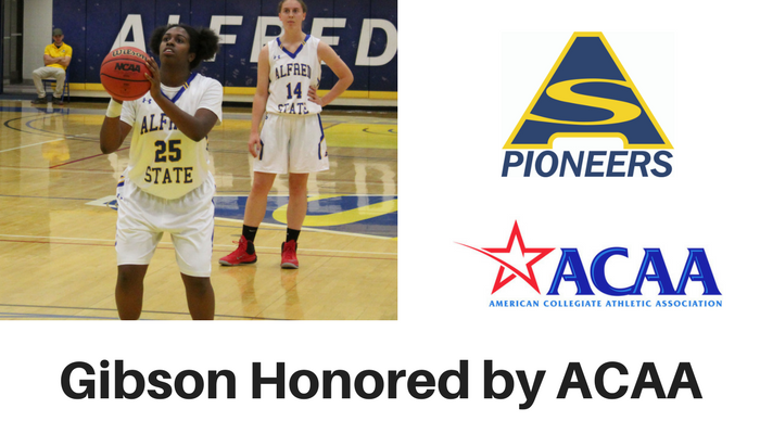 Janae Gibson Named ACAA Player of the Week