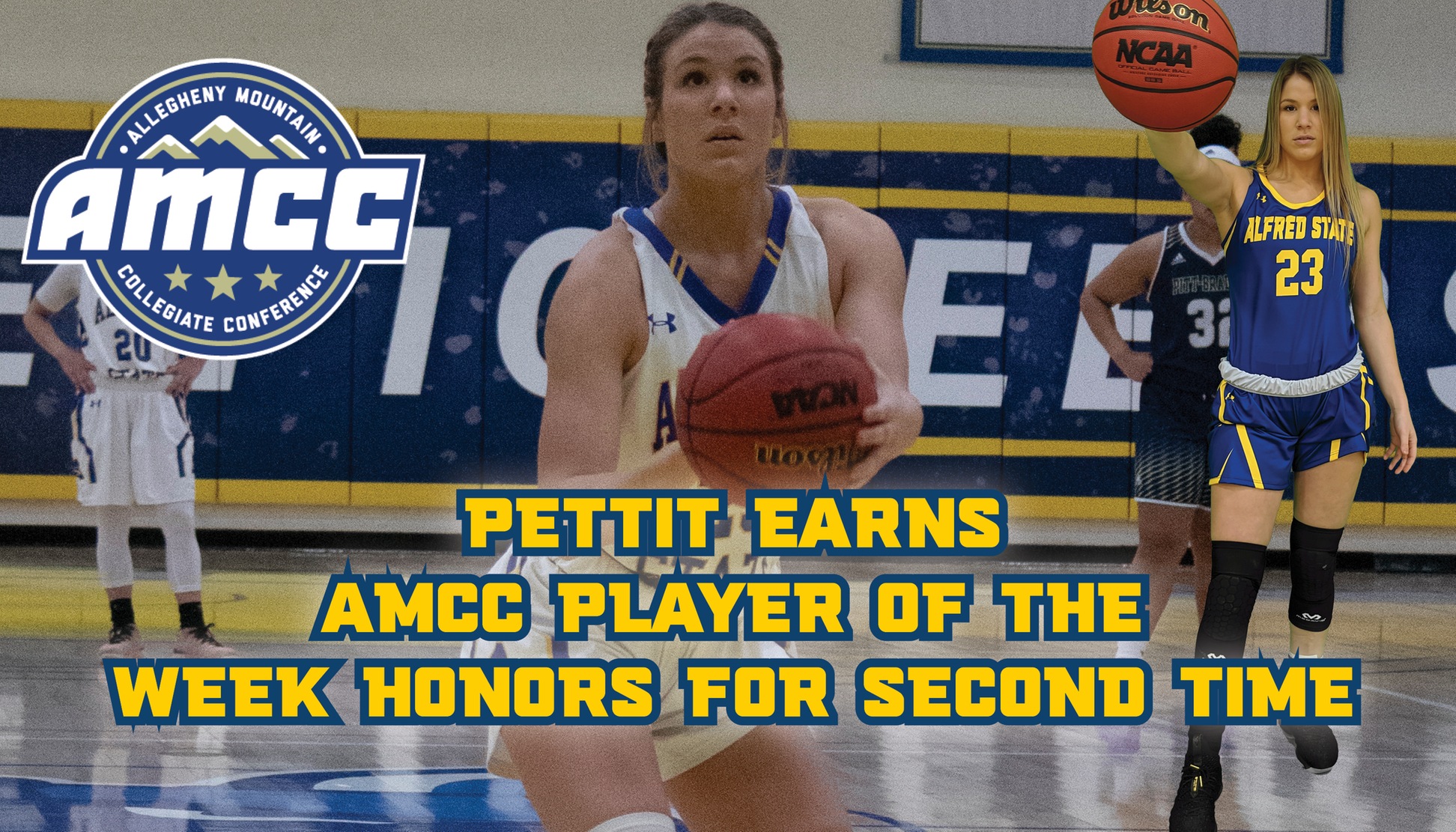 Jordyn Pettit Named AMCC Player of the Week for the second time
