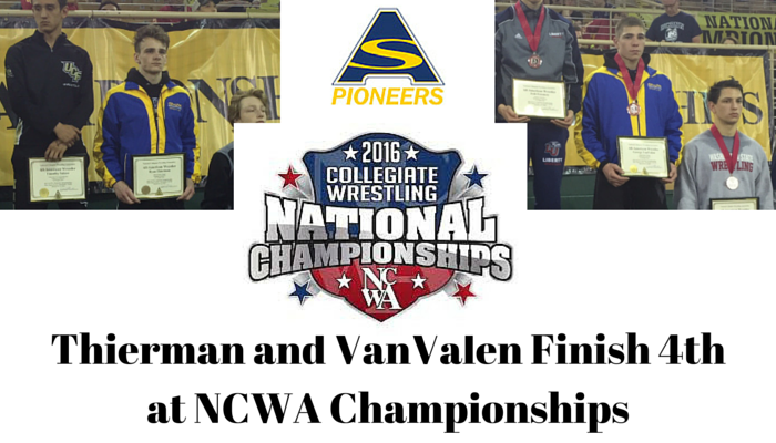 Thierman and VanValen Finish 4th at NCWA Nationals