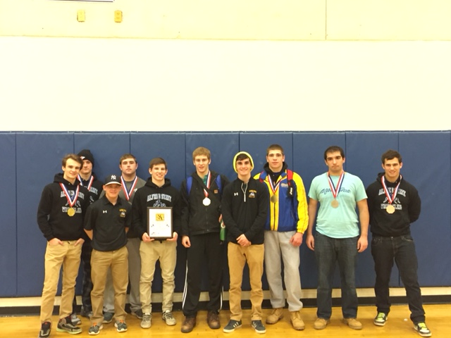 Wrestlers Win Northeast Conference Championship
