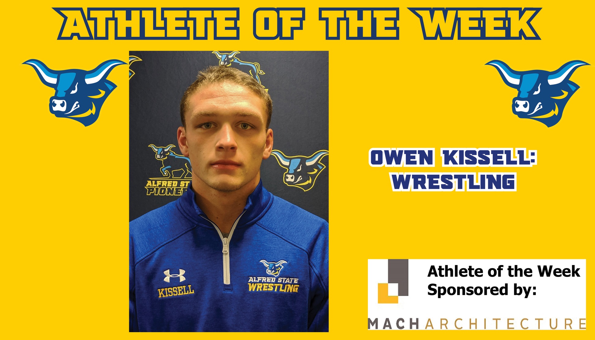 Owen Kissell named athlete of the week