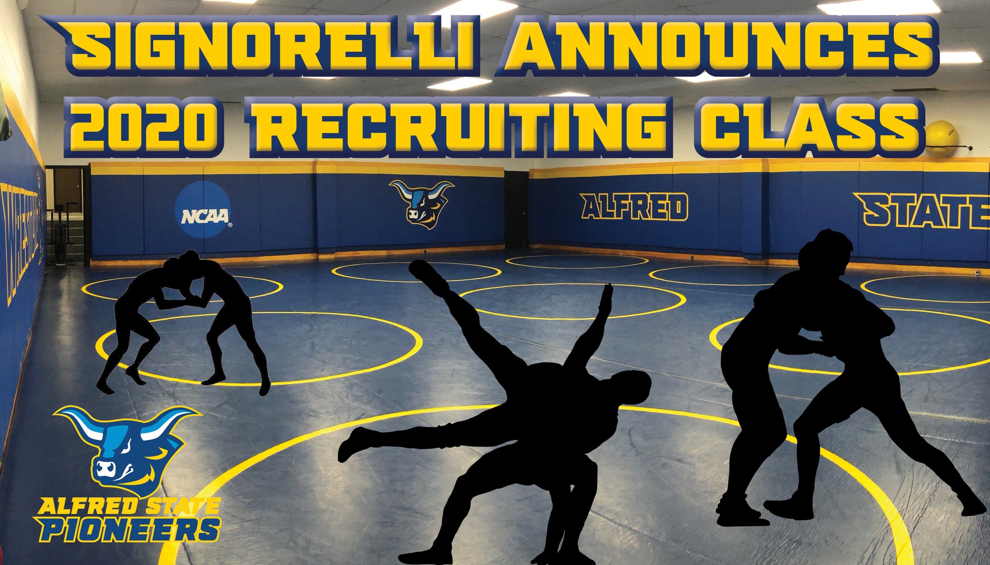 The Wrestling team announced the 2020 Recruiting Class - 27 members!