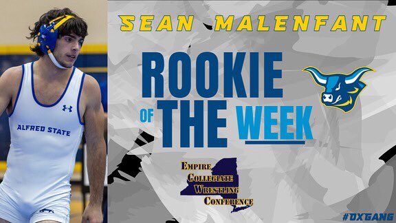Malenfant Named ECWC Co-Rookie of the Week