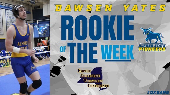 Yates Named ECWC Co-Rookie of the Week