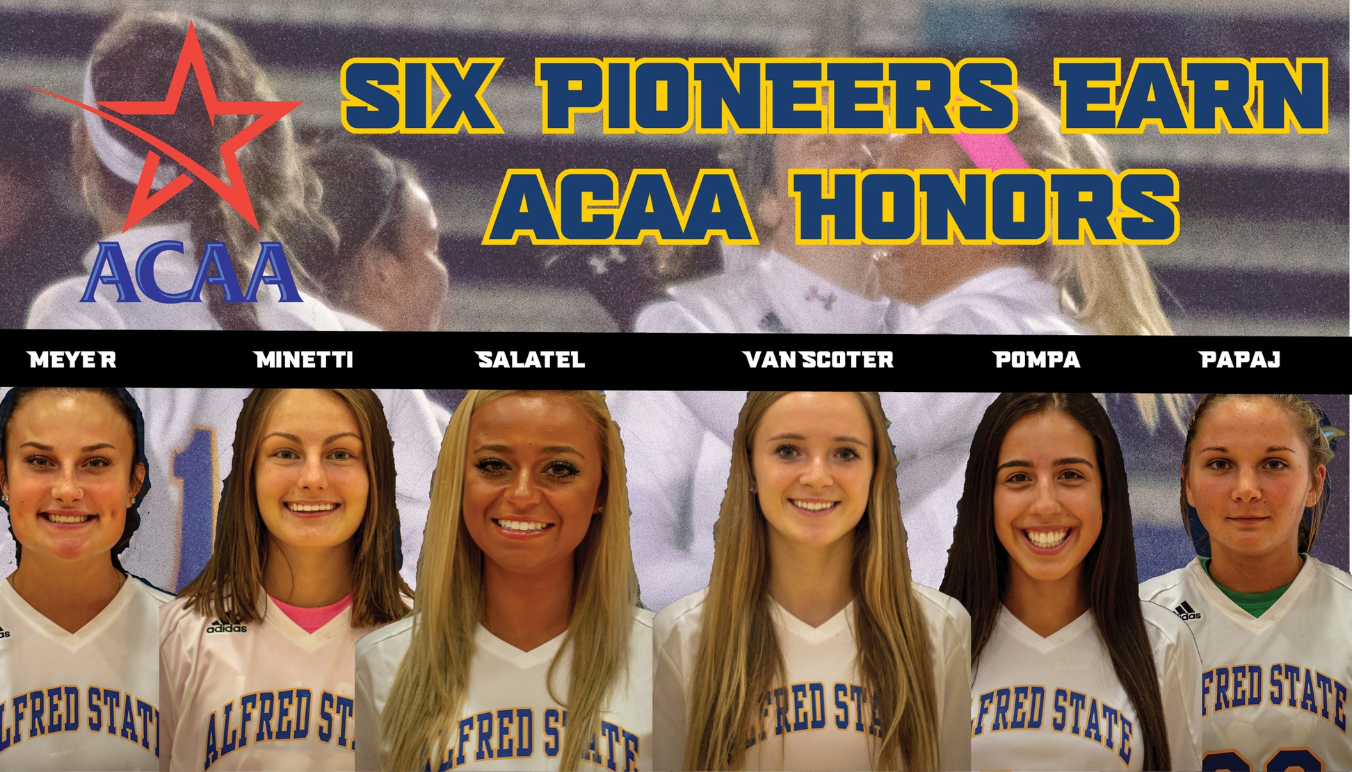 Six Pioneers named All-ACAA