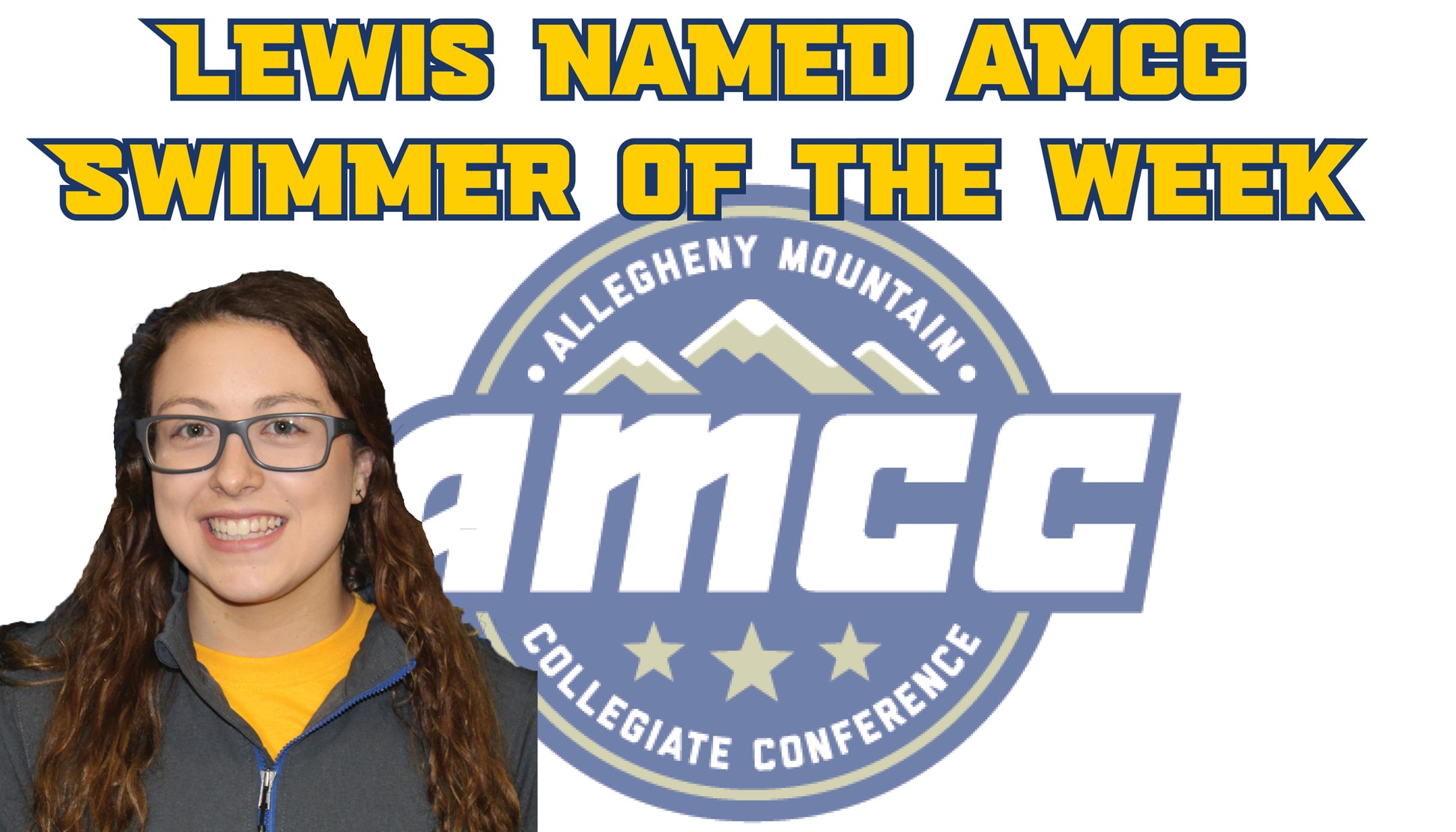 Kathryn Lewis Named AMCC Swimmer of the Week