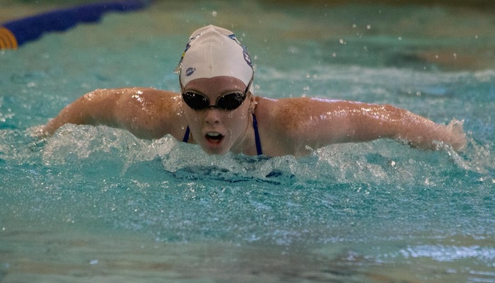Payton Armstrong swimming butterfly