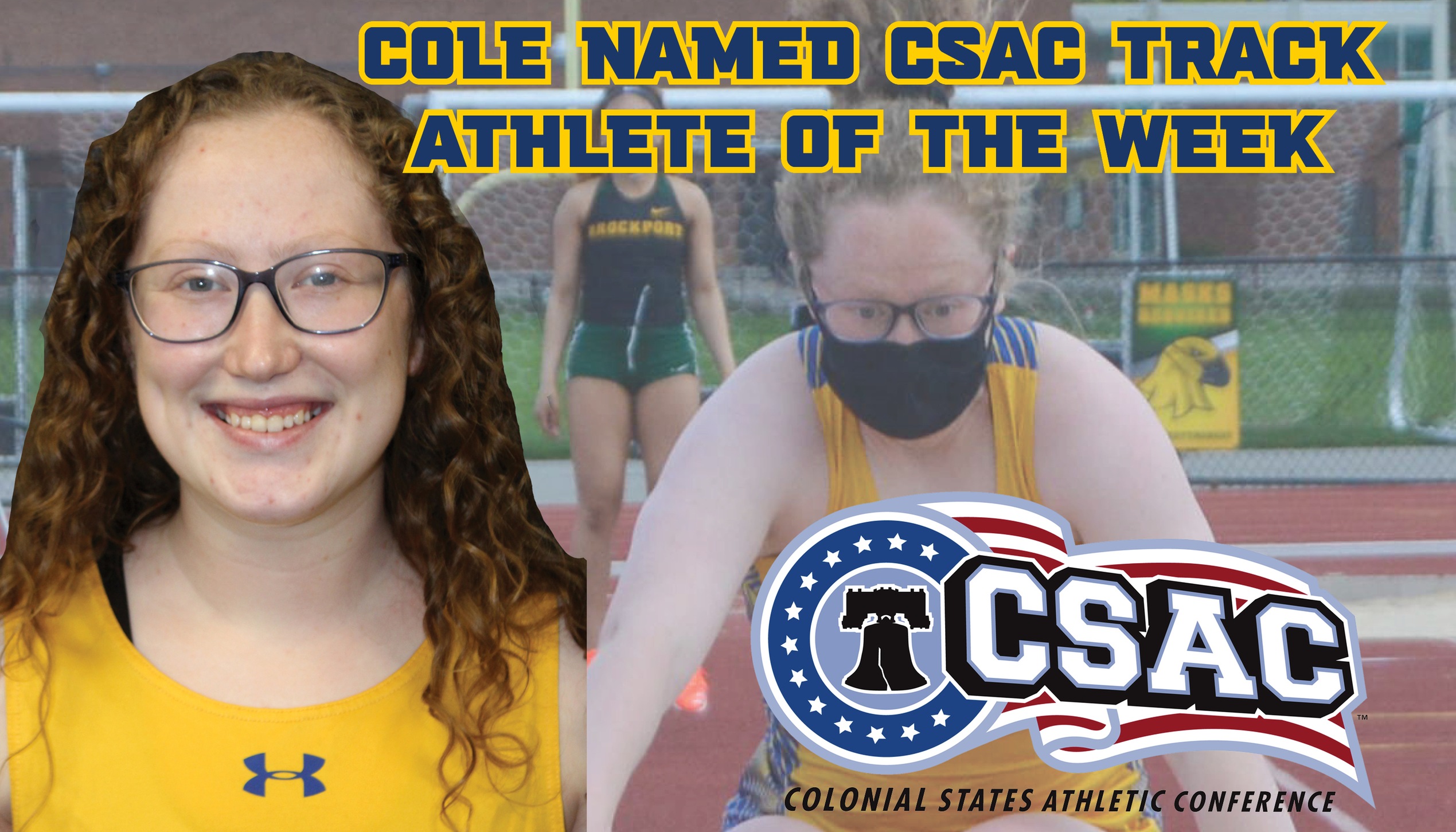 Madeline Cole named the CSAC Track Athlete of the Week.