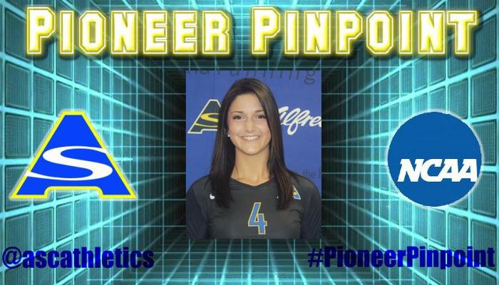 Pfleghardt Named #PioneerPinpoint Athlete of the Week