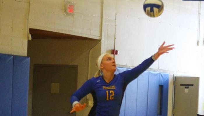 Lady Pioneers Win 5-Set Thriller over Houghton