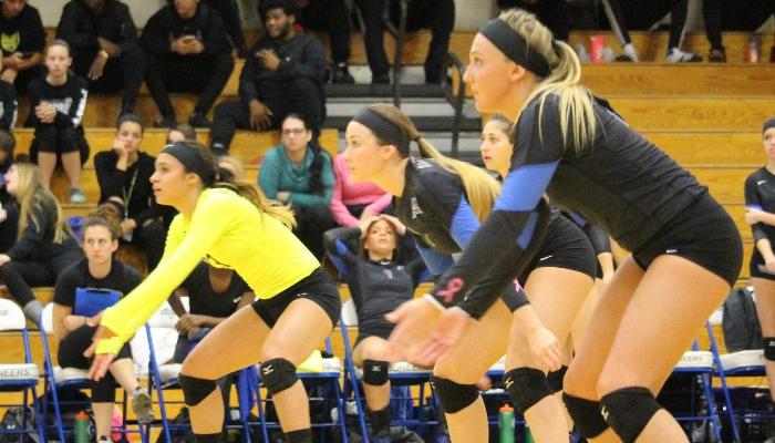 Lady Spikers Roll to Sweep of Houghton