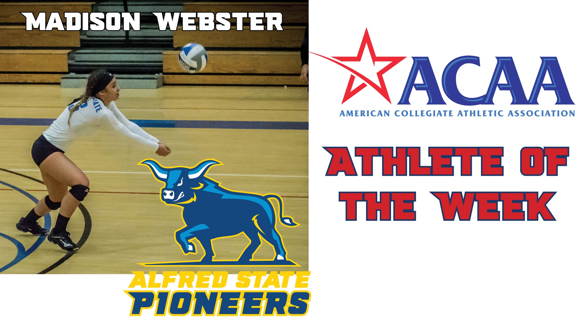 Madison Webster named ACAA Player of the Week