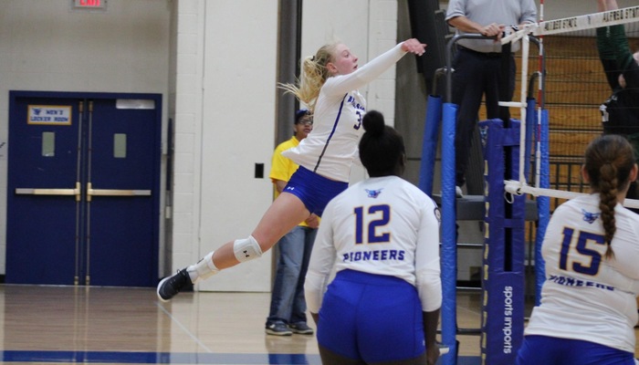 Pioneer Volleyball Sweeps Day