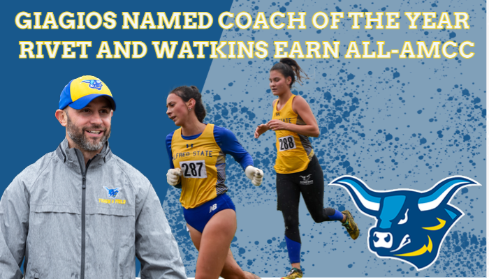 Tim Giagios Named Coach of the Year
Sarah Rivet and Katie Watkins Named All-AMCC