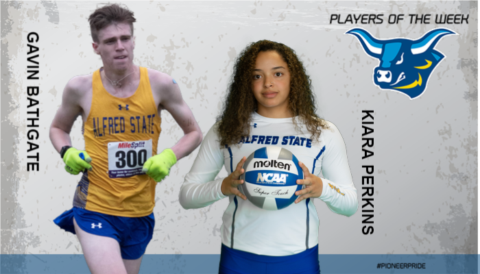Perkins and Bathgate Named Athletes of the Week