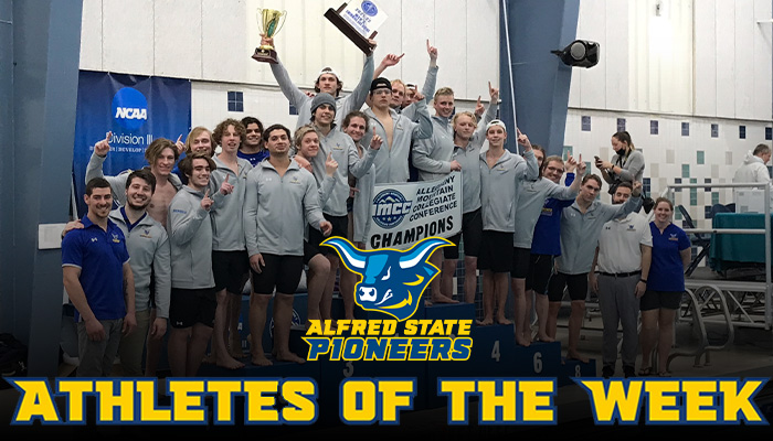 Men’s Swimming and Diving Named ASC Athletes of the Week
