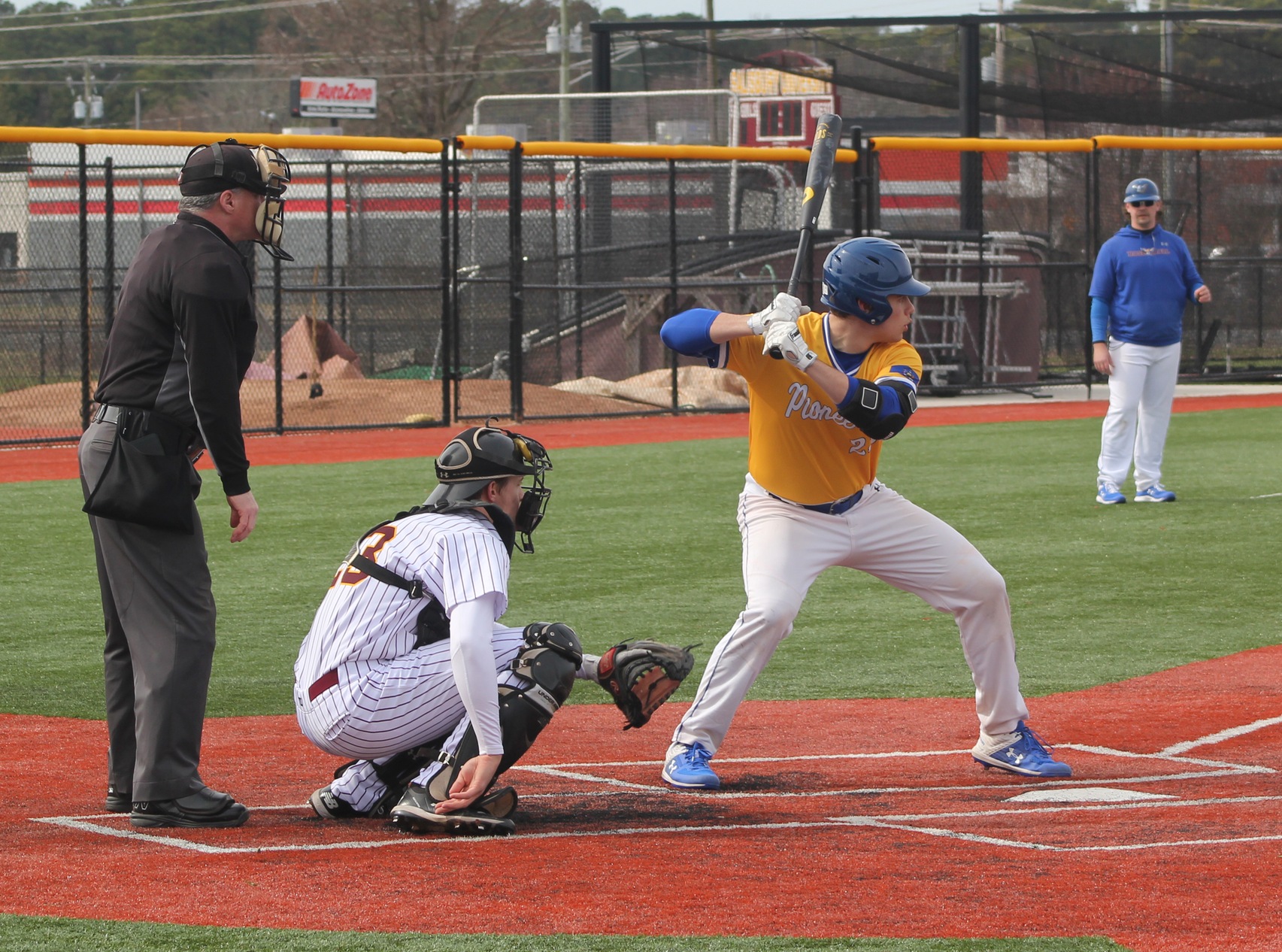 Matteo Avallone at the plate