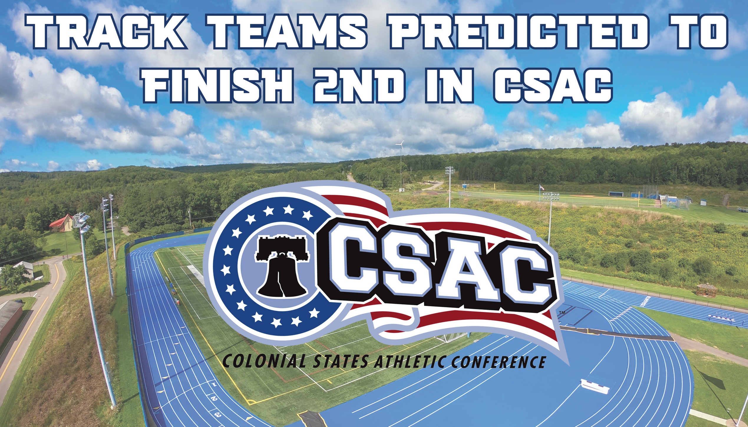Picture of Pioneer Stadium - Track & Field teams are predicted to finish 2nd in the CSAC